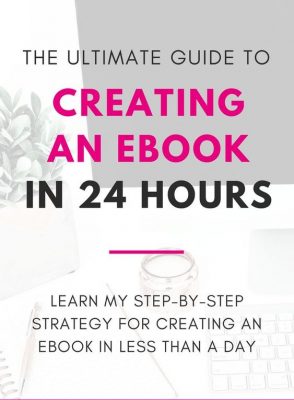 how to write an ebook